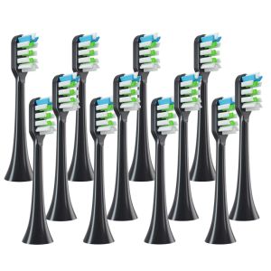 12pcs for SOOCAS X3/X3U/X5 Replacement Toothbrush Heads Clean Tooth Brush Heads Sonic Electric Toothbrush Soft Bristle Nozzles