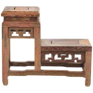 Stume di stoccaggio Display in legno Base mobili orientali in legno cinese