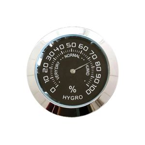 Mini Termometre Higrometre Mekanik Yok Pil Analog 37mm Araç Sıcaklığı ve Nem Göstergesi Yapıştır Çıkartma