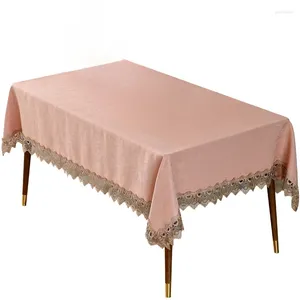 Table Cloth Waterproof Burn Resistant And Thermal Insulation 2005 Simplicity Nordic Style Modern Lace Fabric Coffee