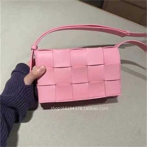 Crossbody Bag Cassettes Bottegvenets 7a حقيبة جلدية حقيقية intrecciato جلد الغنم المنسوجة من الجلد الأصلي في وقت مبكر الربيع صغير مع شعار