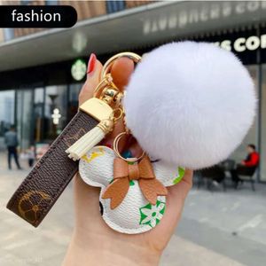 Accessories Designer Keychain Mouse Diamond Key Chain Design Car Key Chain Bag Charm Favor Flower Pendant Jewelry Keyring Fashion Llavero Xl 754