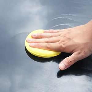 Polonês de espuma lavar esponjas Aplicador de cera Aplicador de cera Limpeza de limpeza do carro Detalhando o polimento de cera