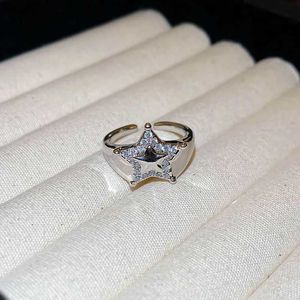 2pcs Eheringe Neue leichte Luxus Zirkon glatt dicker offener Ring Mode Finger Ring Unregelmäßiger Schmuck Großhandel Schmuck Schmuck