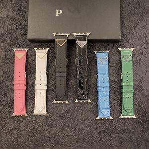 Dreieck Designer Leder Uhrenband für iWatch 8 7 6 5 4 3 Se 38mm 40 mm 41 mm Ersetzen Armband 42 mm 44 mm 45 mm 49 mm für Apple Watch Band Armband