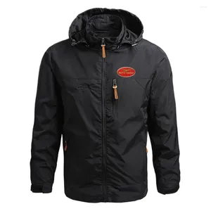 Мужские толстовки 2024 Men Moto Guzzi Spring и осень Thin Class Printed Удобная случайная простота.