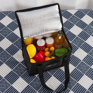 2024 Gorąca przenośna torba lodówka izolowana pudełko na lunch chłodnica termiczna składanie mody piknikowy pojemnik na pokarm torby