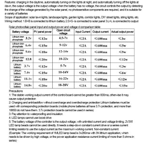 Solar Control Board Solar Generator Charge Control Inverterare Kretsstyrningskontroll Street Lamp Diy Electronics Kit