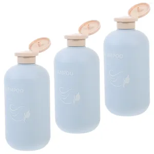 Płynna dozownik mydła 3 szt. Plastikowe butelki szamponu balsamowe podróżne przybory toaletowe wydawanie pokrywek puste