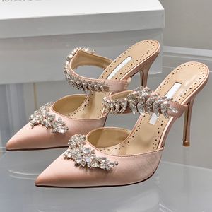 Sommerdesigner Heels Frauen Sandalen High Heeled Schuhe speicherte Toesl Sonnenblume Krista Schnalle Summer sexy Absatz Rückengurt echte Ledersohle Sandale mit Schachtel