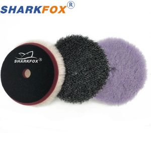 5/6 Inch 125mm/150mmMix Color Wool Polishing Pad High Density Lambs Woollen Polish Buffing Pad Car Polisher Buffing Waxing 240321