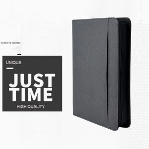 Padfolio A4 Notebook Document Cartella PU Leather Ring Binder Conference Borse Conference Business Office School