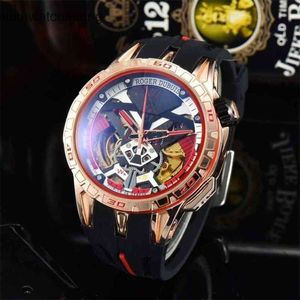 Swiss Luxury Watches Richadmills Mechanical Watch Chronograph Wristwatch Waterproof Hollow Out Handsome Men and Wo High-grade Fashion