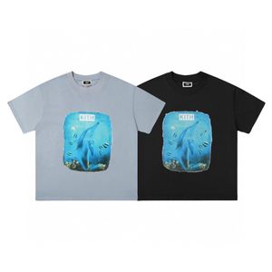 Schwarzblau T-Shirt 1 Qualität Tee Tops Print Männer Frauen T-Shirts 2024SSS