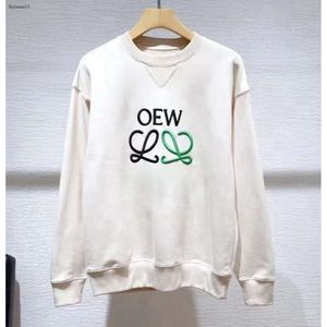 デザイナーLoewe Hoodie Embroidery Women Pullover Hoodies Brand Loewe Sweatshirts Loewe Lengeve Hooded Luxury Logo Mens WomanLoewe Tops 7420