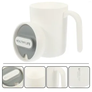 Weingläser Mikrowelle Edelstahl Kaffeetasse Reisemikrowellen -Deckel Prime Getränk PP Water Cups