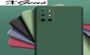 Nytt fulltäckande flytande silikontelefonfodral för OnePlus 8T Original Soft Camera Protective Back Cover Fall på ett plus 8T5774537