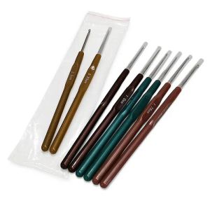 8pcs Lace Crochet Hook Set Knitting Needles Yarn Hook Needles for Sweaters Scarves Weaving Sewing Craft Tool