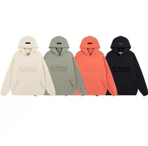 Mäns klassiska tomma version huva tröja Pure Color Hoodies Designer Populär ungdomstrend Löst herrkläder sport hoodie