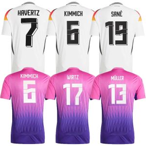 2425 2024 Koszulki piłkarskie Musiala Muller HAVERZ WIRTZ KROOS KIMMICH GNABRY WERner Sane Reus Gotze 24 25 Zestawy dla dzieci dziecięce koszulka piłkarska