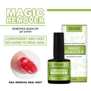 3-5 minutos Mins Removedor rápido Removedor Mágico Gel Polhness 15ml Soak Off UV LED Remoção de Remoção de Limpador Ferramentas de Arte da Manicure Manicure S009