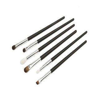 Ailandi Pro 6 PCs piega affusolata che fonde capelli capra di capra angolato kit cosmetico per occhiali per le labbra per labbra per labbra spazzole di trucco 240403