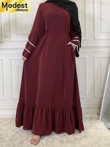 Etniska kläder blygsamma abaya ramadan musulman de mode maxi robe kalkon kaftan islamisk muslim för kvinnor hijab klänning caftan vestidos