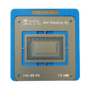 MasterXU Logic Board BGA Reball Plate för MacBook GPU PMUI SMC/USBC/laddning Chip A1534 A1932 LPDDR3 RAM T2 Chip Reballing