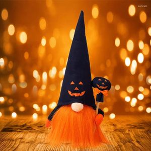 Dekoracja imprezy 2024 Halloween bez twarzy Doll Wewnętrzne materiały dzieła sztuki oświetlone Rudolph Plush Grimace Darff Ornaments