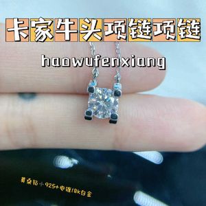 Классический дизайн Love Jewelry Silver S925 Mosangshika Head Clavicle Star The My That The Mabs Chain Net Red Jewelry Popling Of Logo