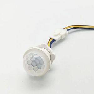 Yeni Mini Dolap PIR Sensör Dedektörü Akıllı Anahtar 110V 265V LED PIR Kızılötesi Hareket Sensörü Algılama Otomatik Sensör Işığı Switchinfred