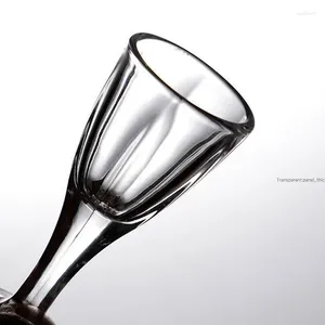 Wine Glasses Wholesale 10ML X 6PCS/set Small Creative Transparent Household Glass Liquor Spirit