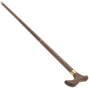 Tre-sektion krycker camping promenadstick handtag vandringsstång trä alpenstock vandring cane exquisite240328