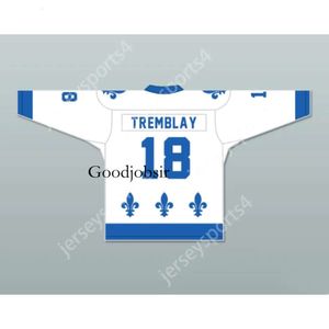 GDSIR Custom Etienne Tremblay 18 Le National de Quebec Hockey Jersey New Top ED S-M-L-XL-XXL-3XL-4XL-5XL-6XL