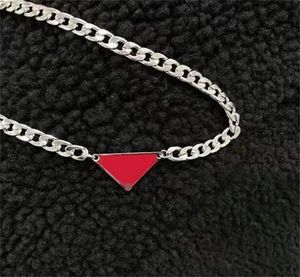 Valentine day men designer necklace girlfriend couple silver plated fashion trendy pendant necklaces designer mens jewelry luxury triangle E23