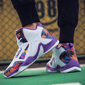 Insoles Hightop Shoes Men's New Summer Korean Star Basketball Shoes Male Students Sports Casual Shoes Mandarin Duck Running Trendy Shoe