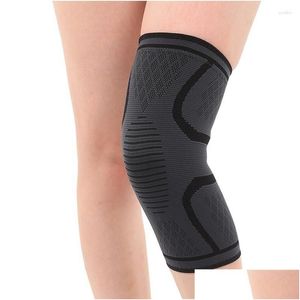 Elbow knäskydd 1st Fitness Running Cycling Support Sense Elastic Nylon Sport Compression Pad Sleeve For Basketball Drop Delivery SP OTJBE