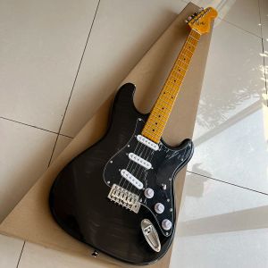 Gitar Classic St Marka Elektro Gitar, Profesyonel Performans Seviyesi, Parlak Siyah Yüzey, Kaliteli Boya, Evde Ücretsiz Teslimat.