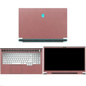 Obejmuje skórę laptopa dla Alienware M15 R7 2022 R6 R5 R3 R2 M17 R3 R2 Solid PVC winylowe naklejki winylowe dla filmu Alienware x15 R1 R2/x17 R1 R2