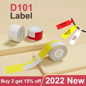 Бумага Niimbot D101 D11 Plus White Mini Printer Label Sticker для водонепроницаемой слезы, устойчивой к супермаркету