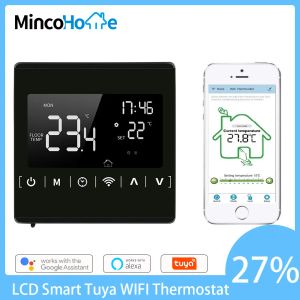 Sistema MH1823 Tuya Smart Wi -Fi Termostato Água/Piso elétrico Aquecimento de água/Gás Controlador de temperatura da caldeira a gás