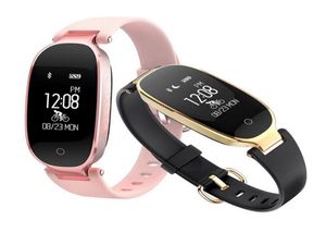 S3 Smart Armbands Fitness Armband Herzfrequenz -Monitor -Aktivitäts -Tracker SmartWatch Band Frauen Ladies Uhr für iOS Android Telefon4065969