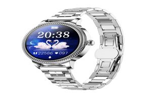 Casual Luxury Watch Romantic Smart Watches Women Fashion Bluetooth Armband Armbands hjärtfrekvens Blodtryck Fitness WaterProo1181266