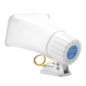 Sistema de som de sirene 150 dB DC 12V Dual Tone Wired Horn Siren Burglar Alarm System Aviso Althorn for Home Security sirene alarme