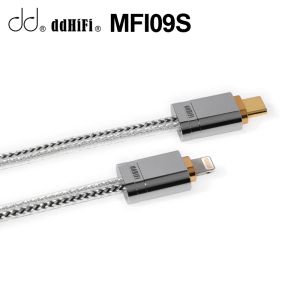 Acessórios DD DDHIFI MFI09S Lightning to USBC OTG Melhorar o uso da qualidade do som para conectar dispositivos iOS com USBC DAC / amp