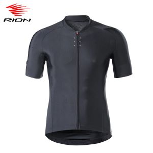 Set Rion Men Cycling Jersey Pro Team 2022 ENDURO MTB Cykelkläder Motocross Road Bike Summer Mountain Downhill Bicycle Shirts