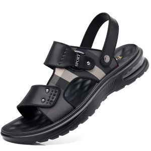 Sandals Sandal Men Summer 2022 New Antiskid Driving Cool Sandals Dualuse Outdoor Leisure Wear Beach Slippers for Men