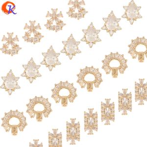 Strumenti Design cordiale da 50 pc Accessori per gioielli/produzione fai -da -te/placcatura in oro autentica/Risultati/unghie