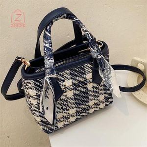 Shoulder Bags Large-capacity Female Handbags 2024 Summer Trendy Fashion Wild Ins Canvas Net Red Portable Bucket