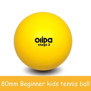 80mm Beginner Kids Child Young Sponge Soft Safety Safe Tennis Balls 240329